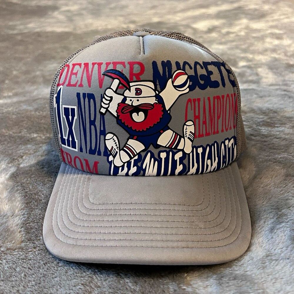 Mitchell & Ness Denver Nuggets NBA Mesh Snapback Cap Hat 2024